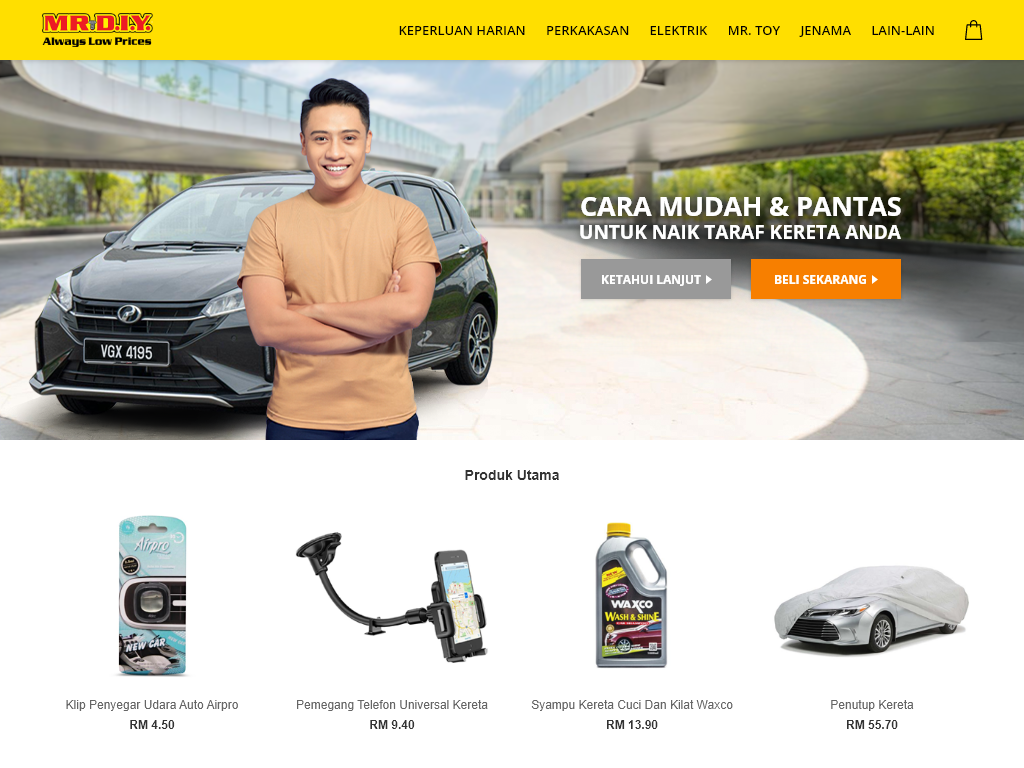 Automotive, Malay